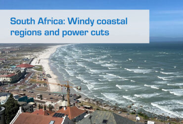 South Africa Windy coastal regions and power cuts