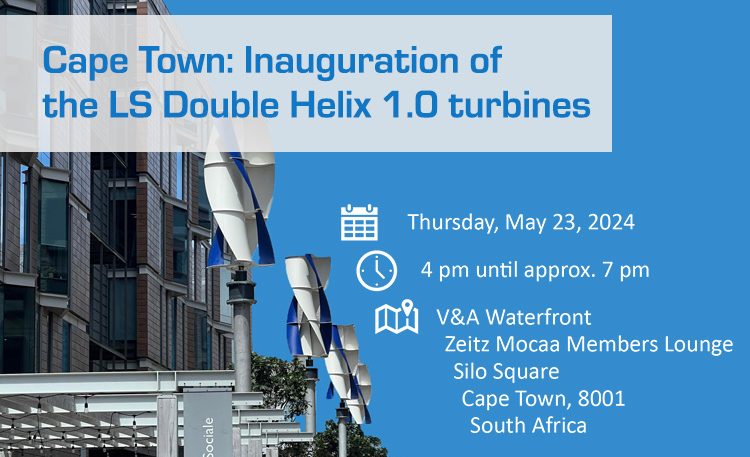 Invitation LuvSide Turbines South Africa CapeTown